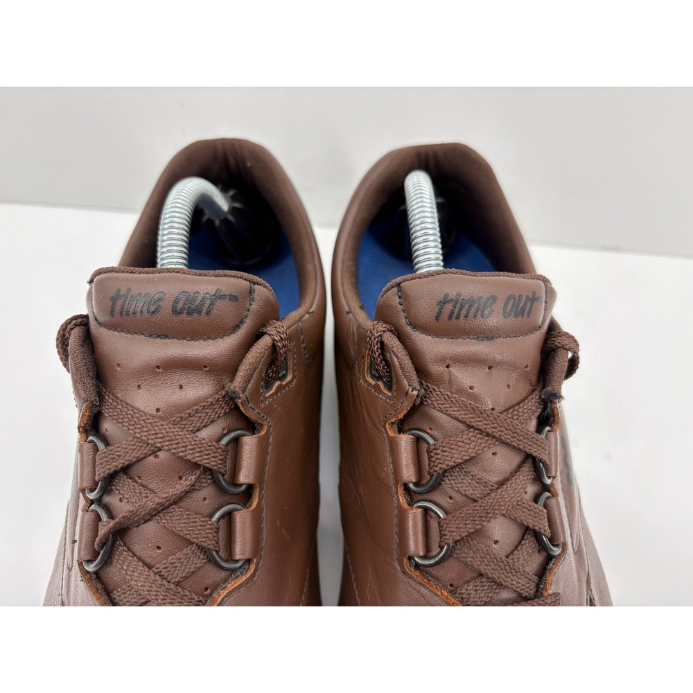 SAS Time Out Walking Shoes Men's 11 Walnut Brown Leather Comfort USA, PowerStep - Picture 4 of 13